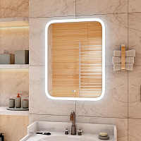 Зеркало Континент Glamour medium  700x900 с подсветкой и подогревом