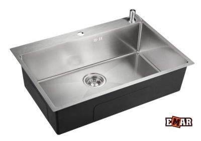 Кухонная мойка из нержавеющей стали EMAR EMB-125A PVD Nano Satine   
