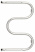 Полотенцесушитель водяной Сунержа М-образный 2 полки+ 600х400