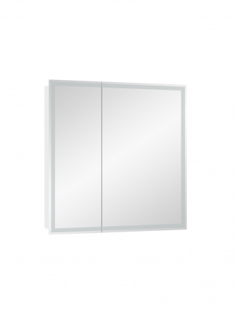 Зеркало-шкаф Континент Allure Led 800х800 с датчиком движения, розеткой