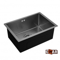 Кухонная мойка нержавеющей стали EMAR EMB-123 PVD Nano Dark