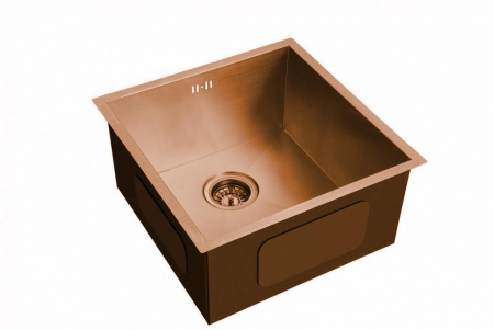 Кухонная мойка нержавеющей стали EMAR EMB-102 PVD Nano Coppery