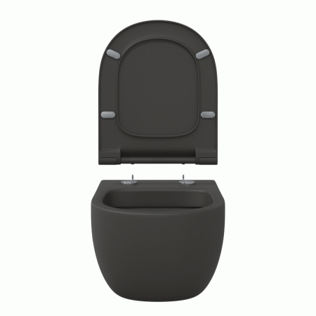 EGO XL, матовый антрацит, микролифт, быстросъёмное