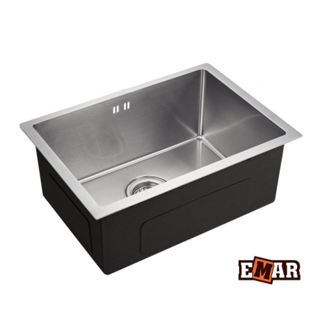Кухонная мойка нержавеющей стали EMAR EMB-123 PVD Nano Satine
