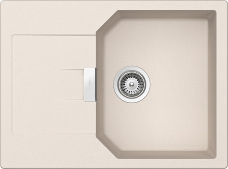 Кухонная мойка Schock MANHATTAN 45D CRISTALITE с клапаном-автоматом и доской