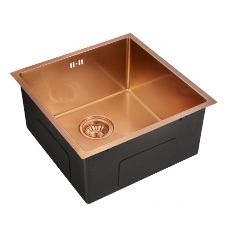 Кухонная мойка нержавеющей стали EMAR EMB-112 PVD Nano Coppery