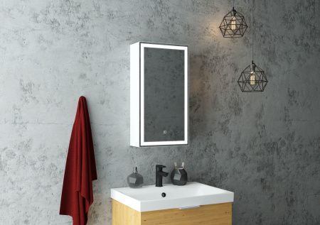 Зеркало-шкаф Континент Allure LED 350х650 правый