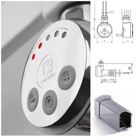 Тэн Terma MEG 1.0 300W для электрического полотенцесушителя