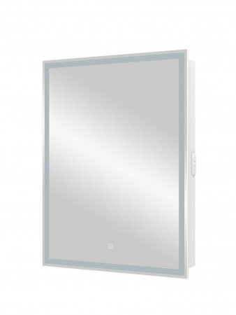 Зеркало-шкаф "Allure LED" 550х800 левый с розеткой