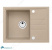 Кухонная мойка Alveus INTERMEZZO 30 GRANITAL BEIGE-G55 1117039 с сифоном